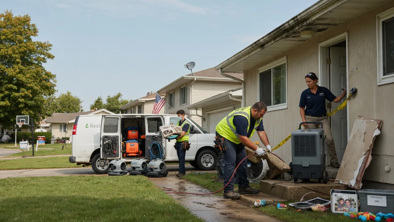 Water Damage Restoration in New London, WI near me
